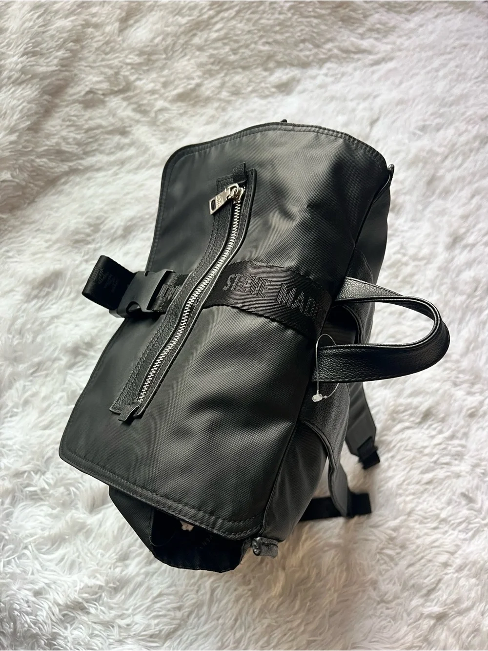 Back to School Steve Madden Black Backpack